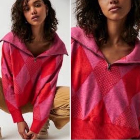 NWT Free People | Lucy 1/2 Zip Pullover Sweater | XS - Picture 12 of 12